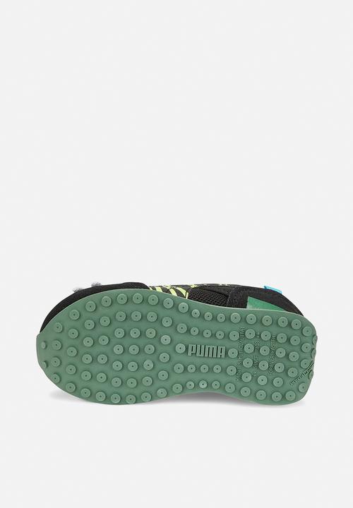 PUMA - Future rider small world ac inf - puma black-lime squeeze