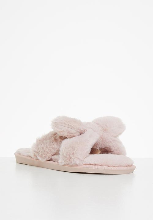 dailyfriday - Amber bow slippers - pink