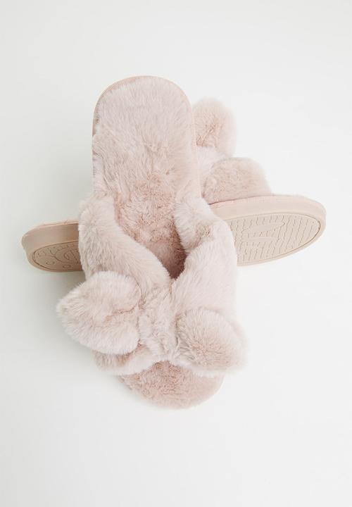 dailyfriday - Amber bow slippers - pink