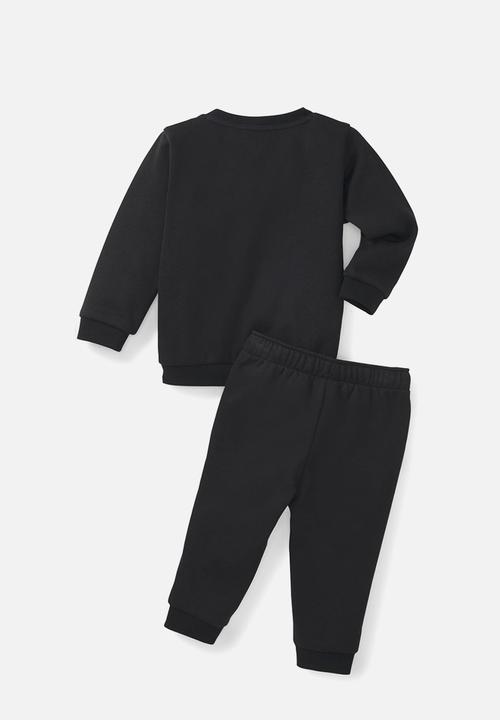 PUMA - Minicats ess+ crew jogger fl set - puma black