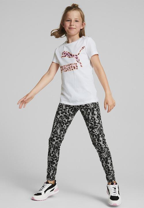 PUMA - Classics 90's prep logo tee g - puma white