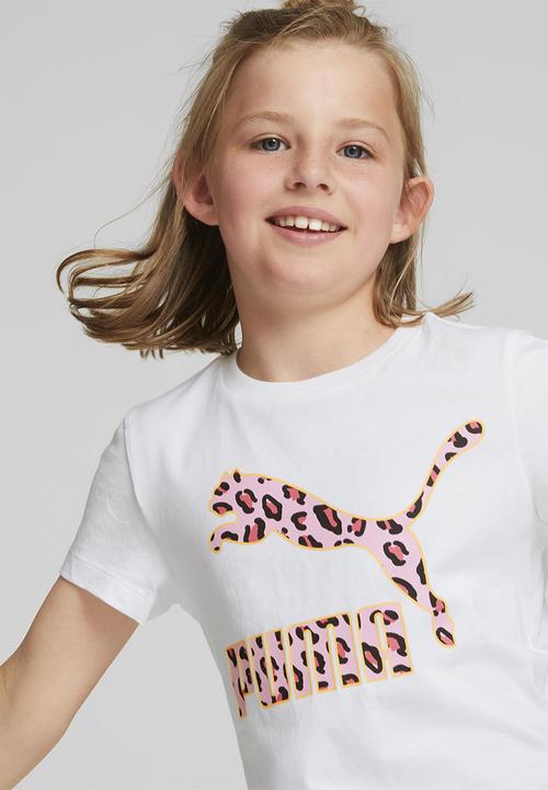 PUMA - Classics 90's prep logo tee g - puma white