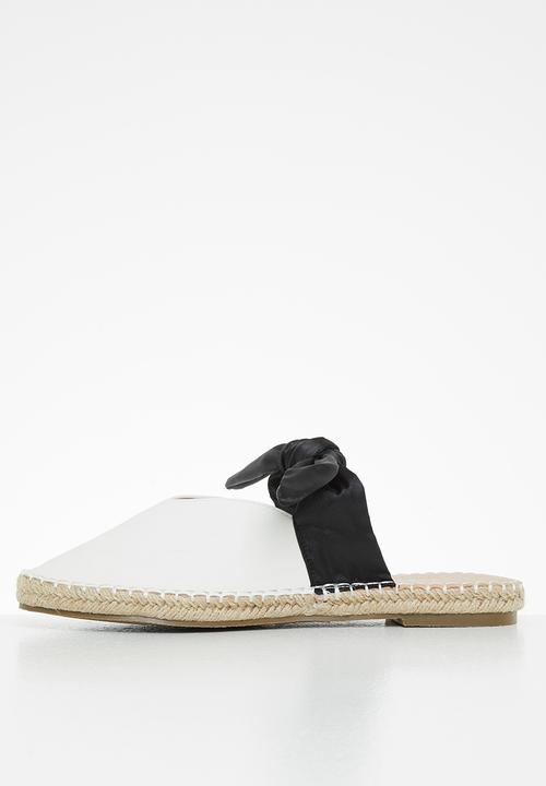 Viabeach - Bamboo 3 espadrille mule - white combo