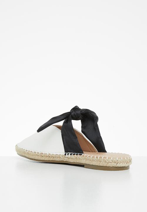 Viabeach - Bamboo 3 espadrille mule - white combo