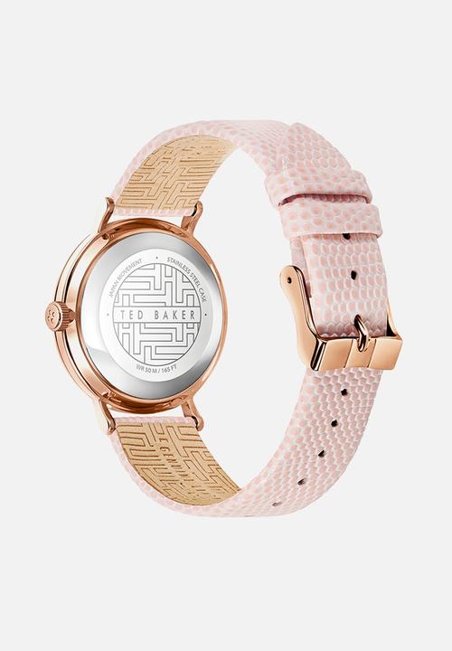 Ted Baker - Rg case lizard dial - pink