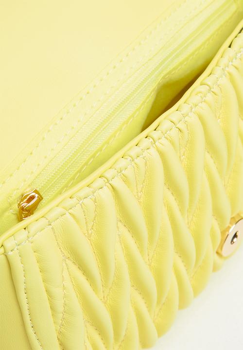 SISSY BOY - Quilted crossbody - yellow