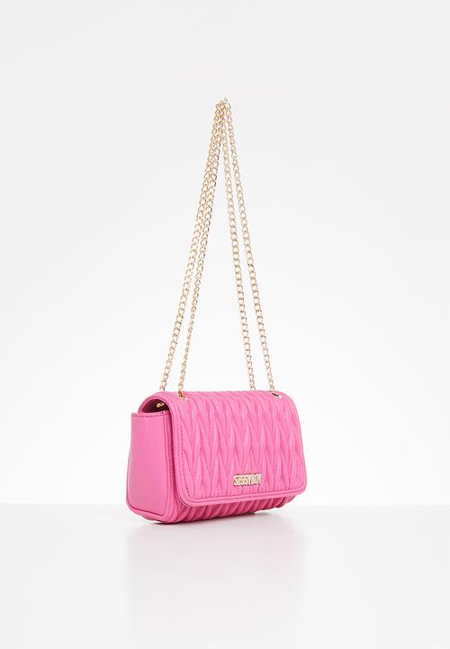 SISSY BOY - Quilted crossbody - pink