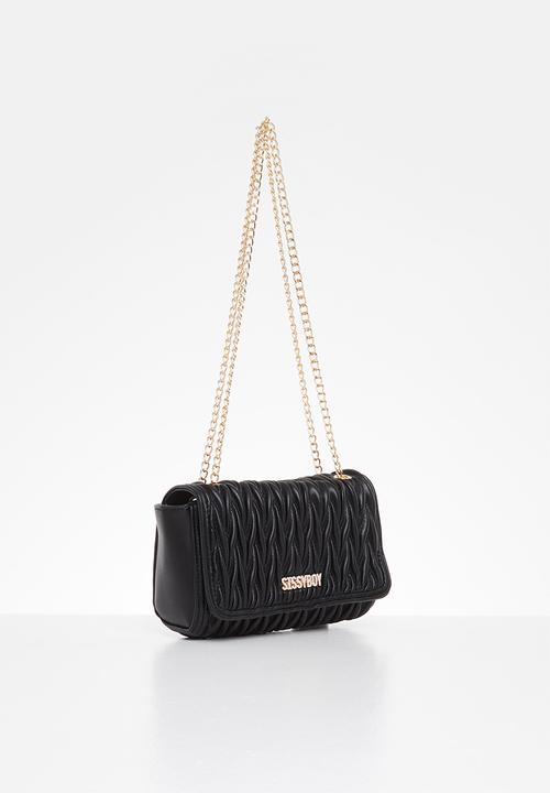 SISSY BOY - Quilted crossbody - black
