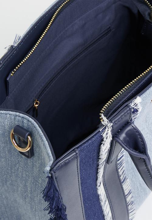 SISSY BOY - Frayed denim shopper - denim