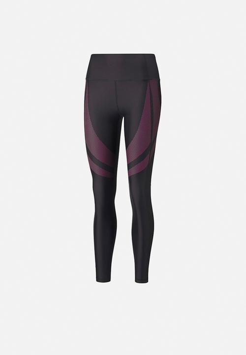 PUMA - Eversculpt high waist full tight - puma black & sunset pink