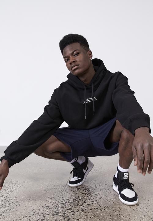 Factorie - Premium oversized graphic hoodie - black