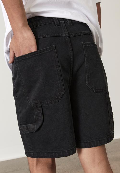 Factorie - 93 straight carpenter short - black