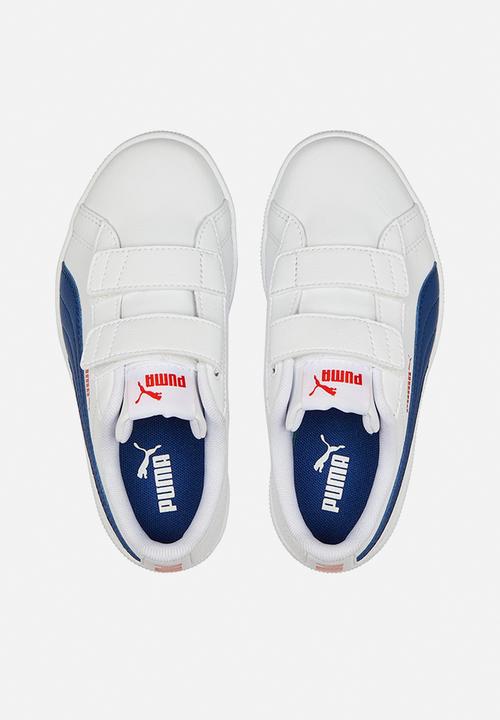 PUMA - Puma up v ps - puma white-blazing blue-puma red