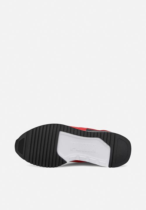PUMA - Puma r78 jr - puma white-high risk red-puma black