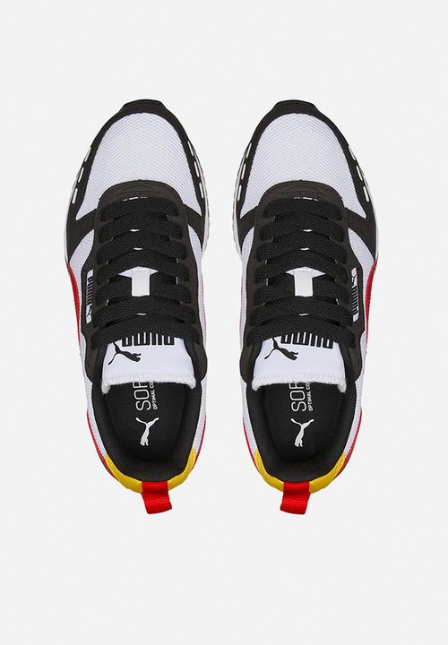 PUMA - Puma r78 jr - puma white-high risk red-puma black