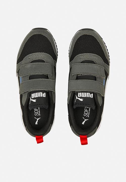 PUMA - Puma r78 v ps - puma black-puma white-dark shadow