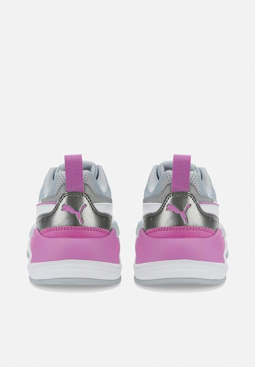 PUMA - X-ray 2 square jr - platinum gray-puma white-mauve pop-puma silver
