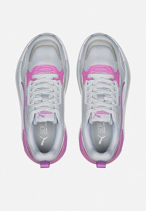 PUMA - X-ray 2 square jr - platinum gray-puma white-mauve pop-puma silver