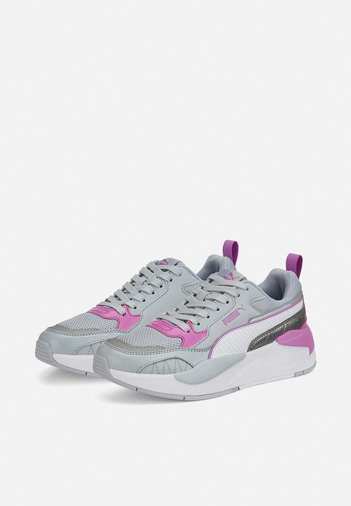 PUMA - X-ray 2 square jr - platinum gray-puma white-mauve pop-puma silver