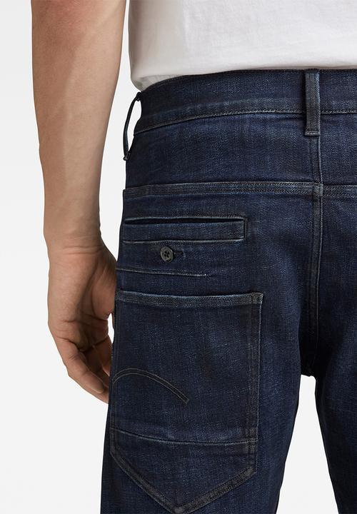 G-STAR - D-staq 3d slim - worn in dark sapphire