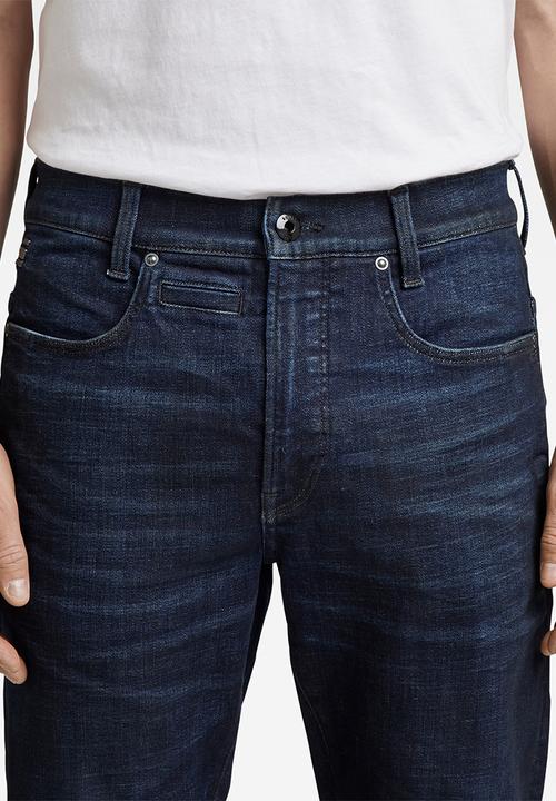 G-STAR - D-staq 3d slim - worn in dark sapphire