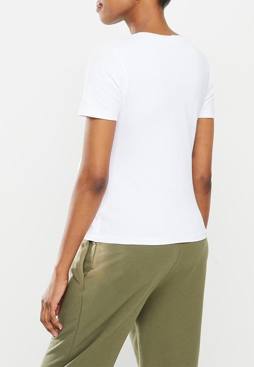 edit Maternity - Maternity double layer nursing tee - white