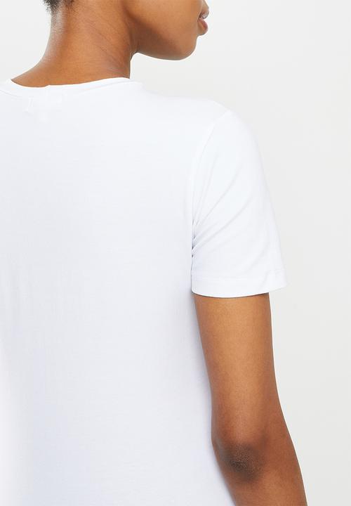edit Maternity - Maternity double layer nursing tee - white