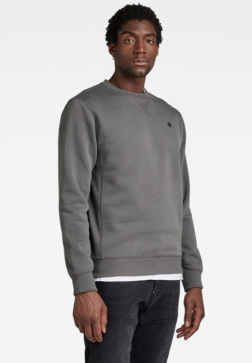 G-STAR - Premium core r sw long sleeve - granite