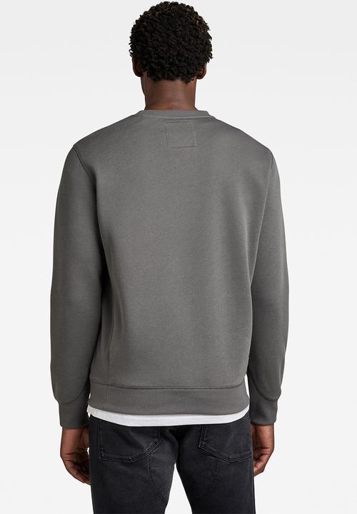 G-STAR - Premium core r sw long sleeve - granite