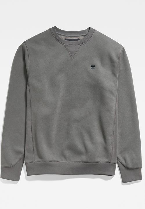 G-STAR - Premium core r sw long sleeve - granite