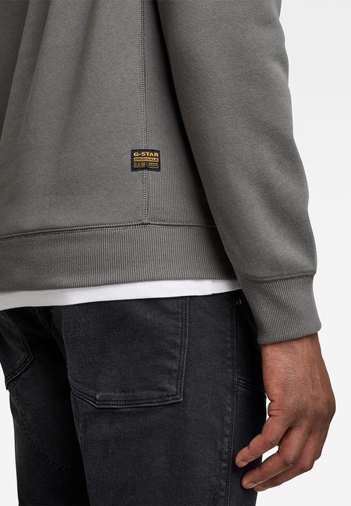 G-STAR - Premium core r sw long sleeve - granite