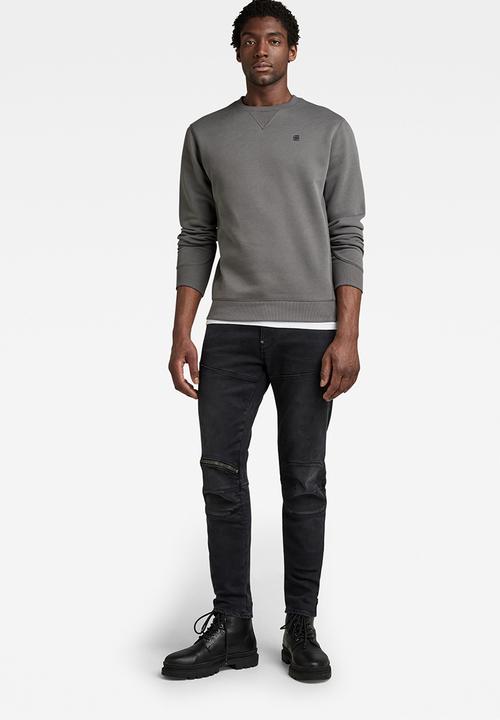 G-STAR - Premium core r sw long sleeve - granite