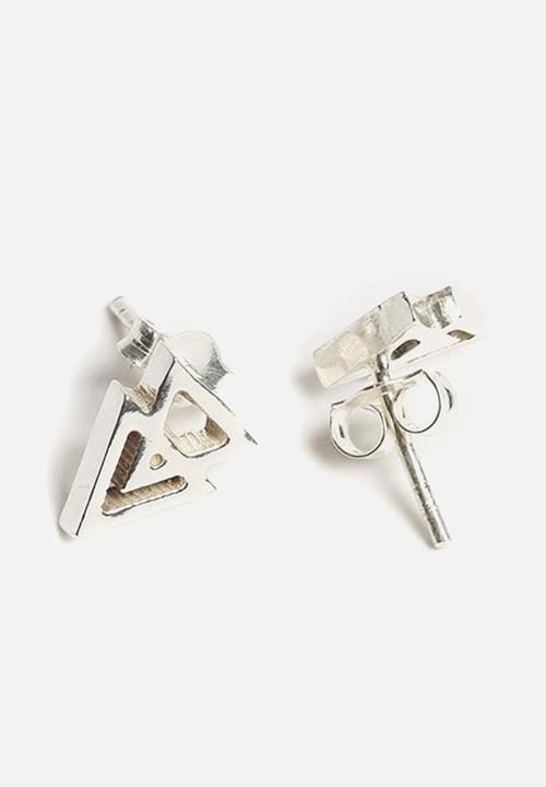 Bennt - Tiny Double Triangle Earring Set