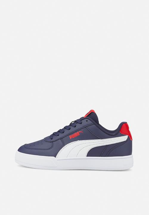 PUMA - Puma caven jr - peacoat-puma white-high risk red