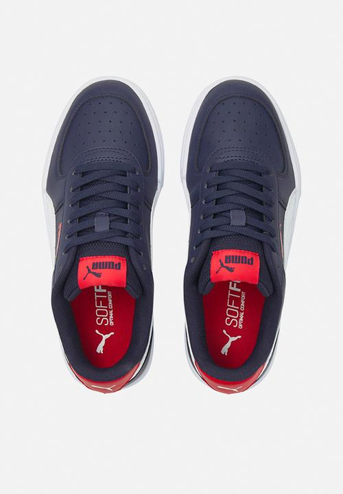 PUMA - Puma caven jr - peacoat-puma white-high risk red