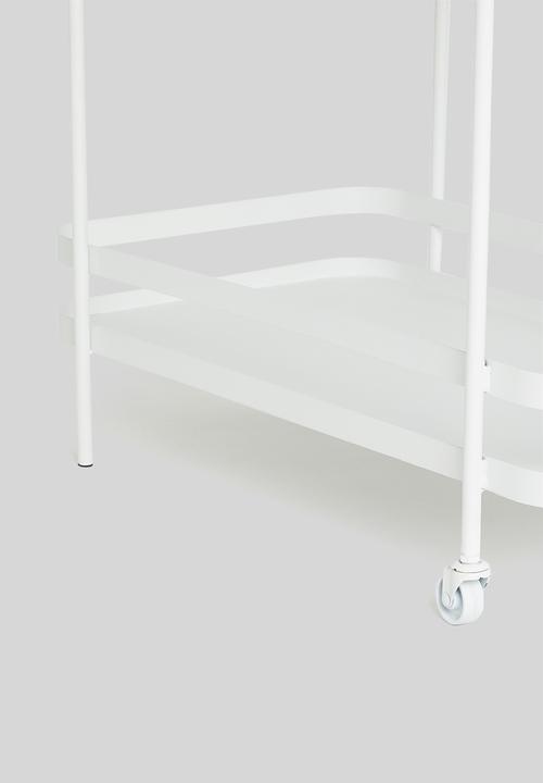 Sixth Floor - Earl trolley - white
