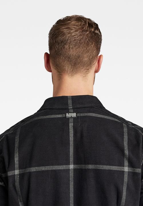 G-STAR - Worker slim shirt - dk black louis check