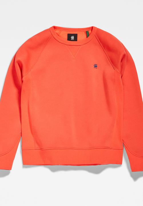 G-STAR - Premium core 2.0 r sweater - fiery coral