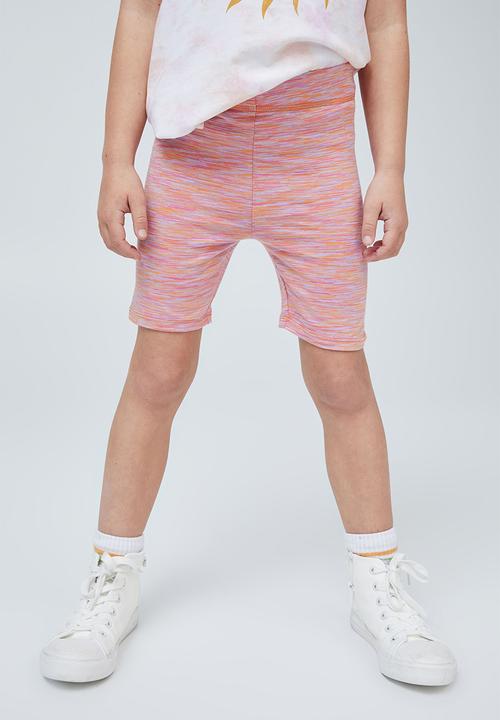 Cotton On - Hailey bike short - pinks/space dye