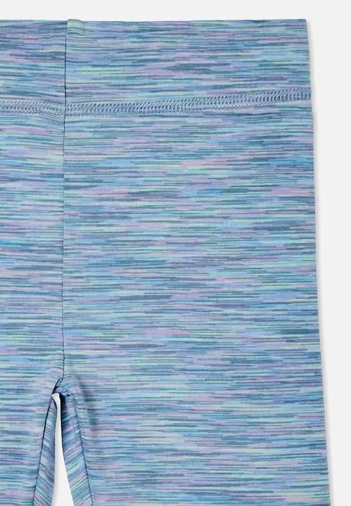 Cotton On - Hailey bike short - puprles/space dye