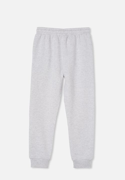 Cotton On - Mackenzie trackpant - white marle