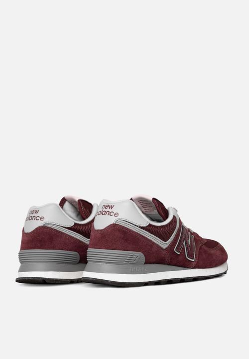 New Balance  - 574 v3 evergreen green leaf - burgundy (512)