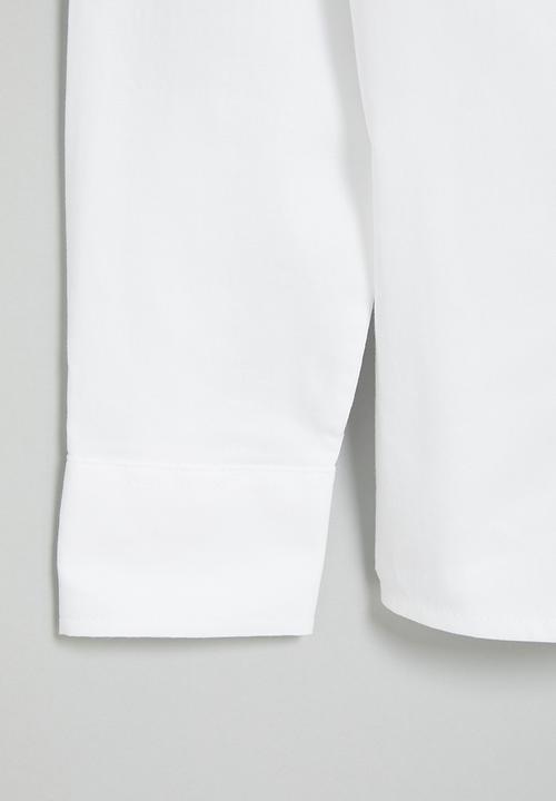 POLO - Boys classic long sleeve shirt - white