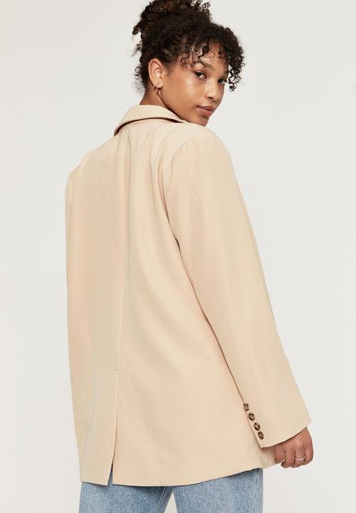 Supré  - Indigo tailored blazer - blush brown