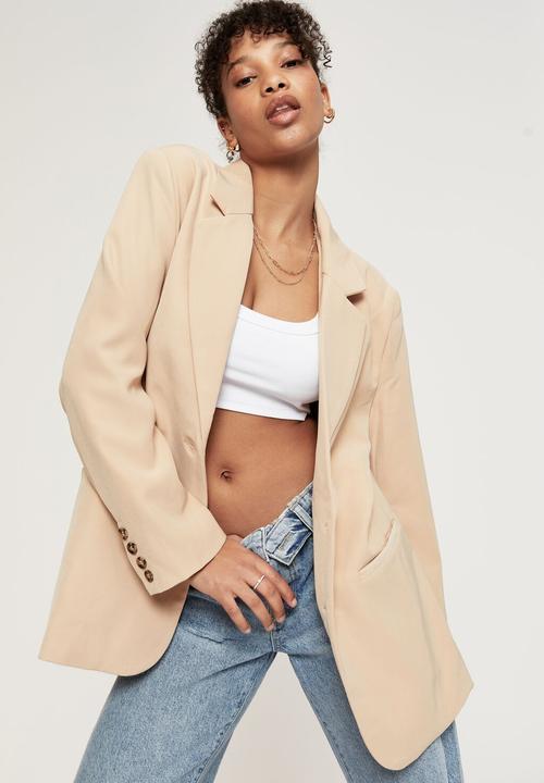 Supré  - Indigo tailored blazer - blush brown