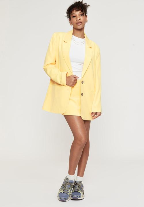 Supré  - Indigo tailored blazer - banana