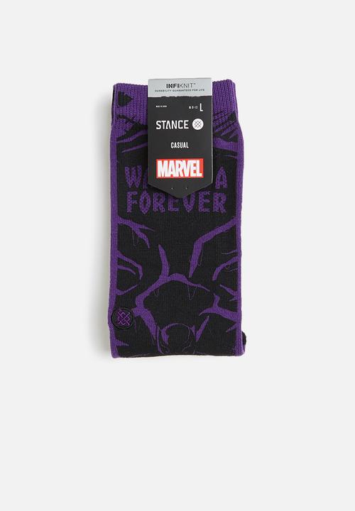 Stance Socks - Yibambe socks - purple & black