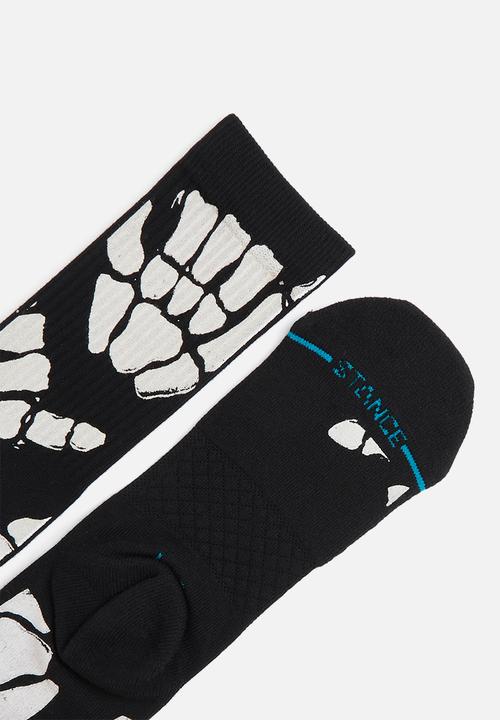 Stance Socks - Zombie hang socks - black
