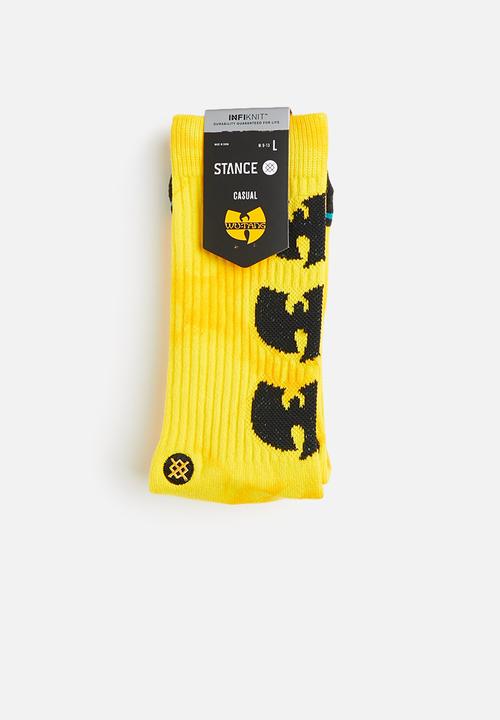 Stance Socks - Enter the wu socks - yellow & black