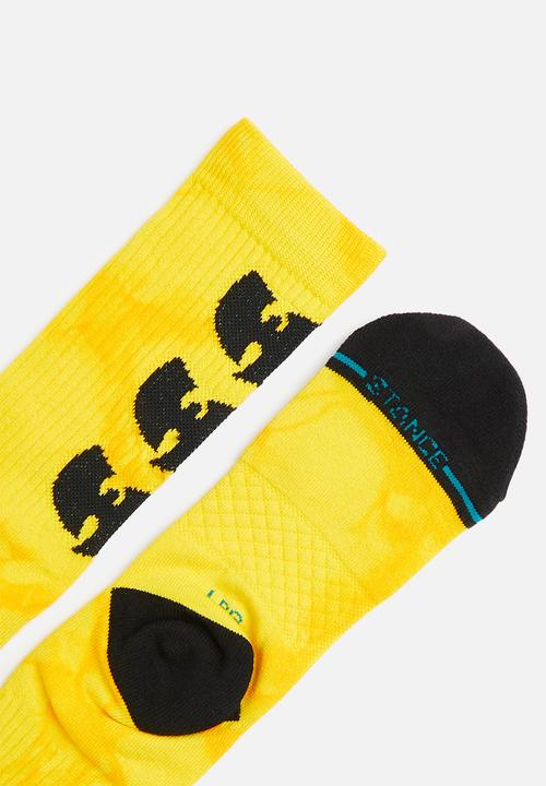 Stance Socks - Enter the wu socks - yellow & black